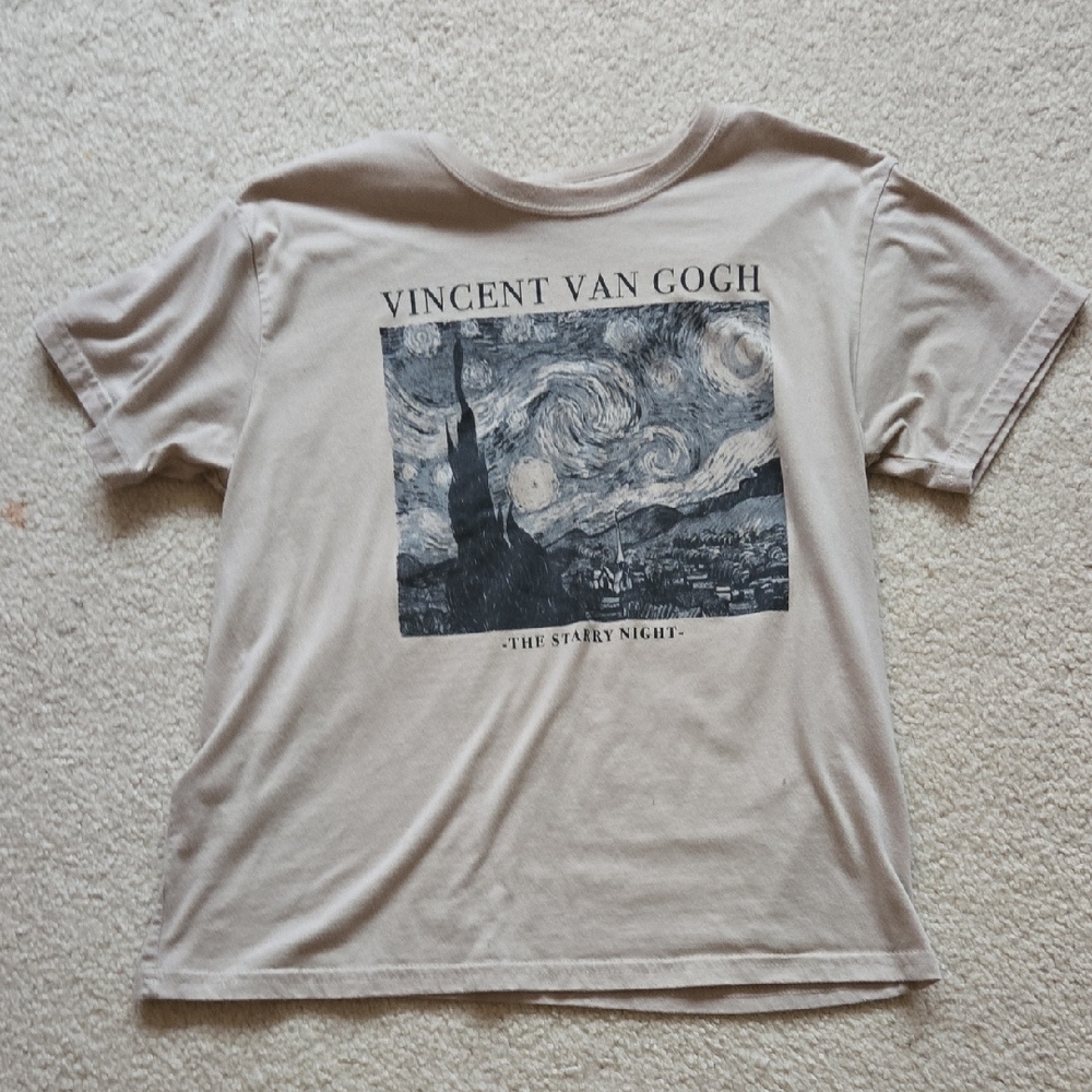 Mighty Fine Beige Graphic T-Shirt